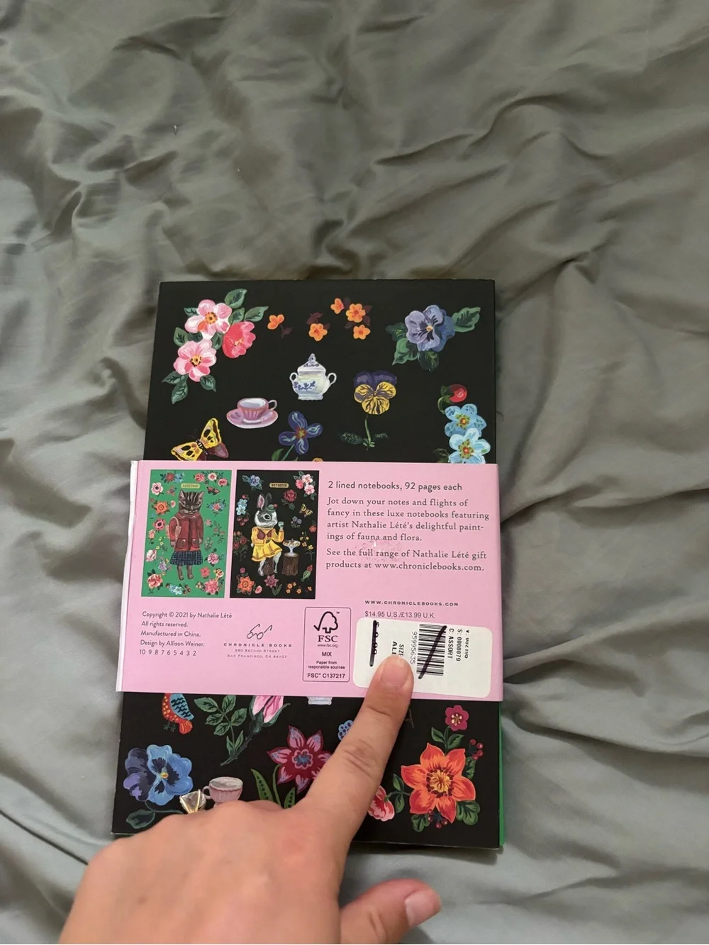 Anthropologie Natalie lete notebook set of 2 NEW